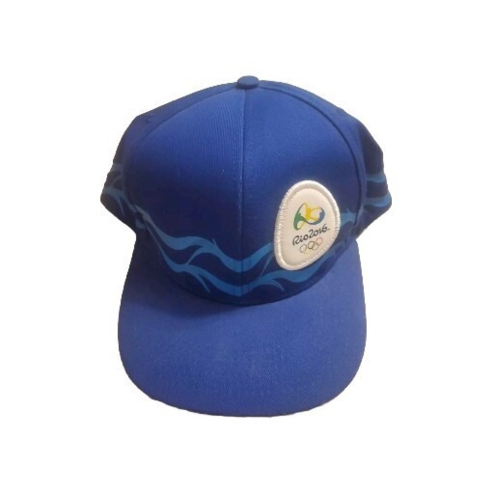 Rio 2016 Olympic Hat Swimming Diving Water Polo Cap Official Games Aquatics Blue